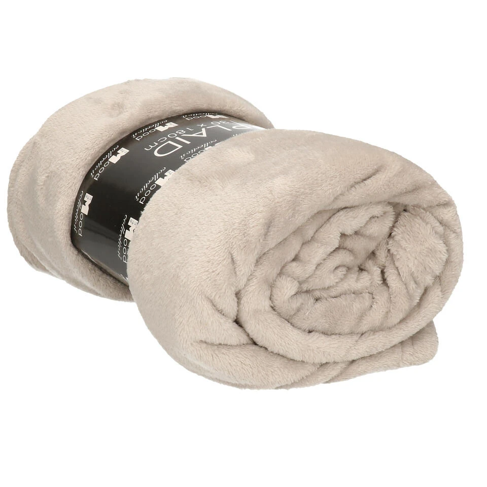 In The Mood - Fleece Deken/plaid - Grijs - 130 X 180 Cm - Bank/bed 4 In The Mood - Fleece Deken/plaid - Grijs - 130 X 180 Cm - Bank/bed - Afbeelding 2