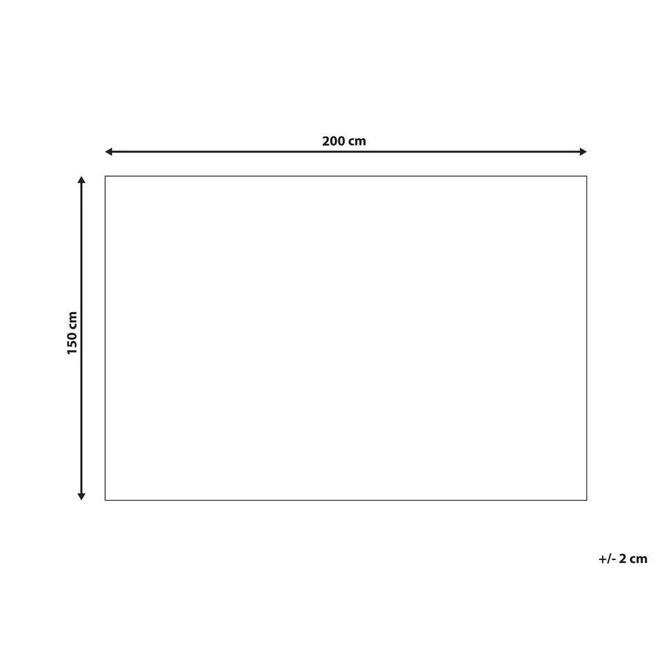 Beliani Plaid BAYBURT - Groen Polyester 5 Beliani Plaid BAYBURT - Groen Polyester - Afbeelding 3