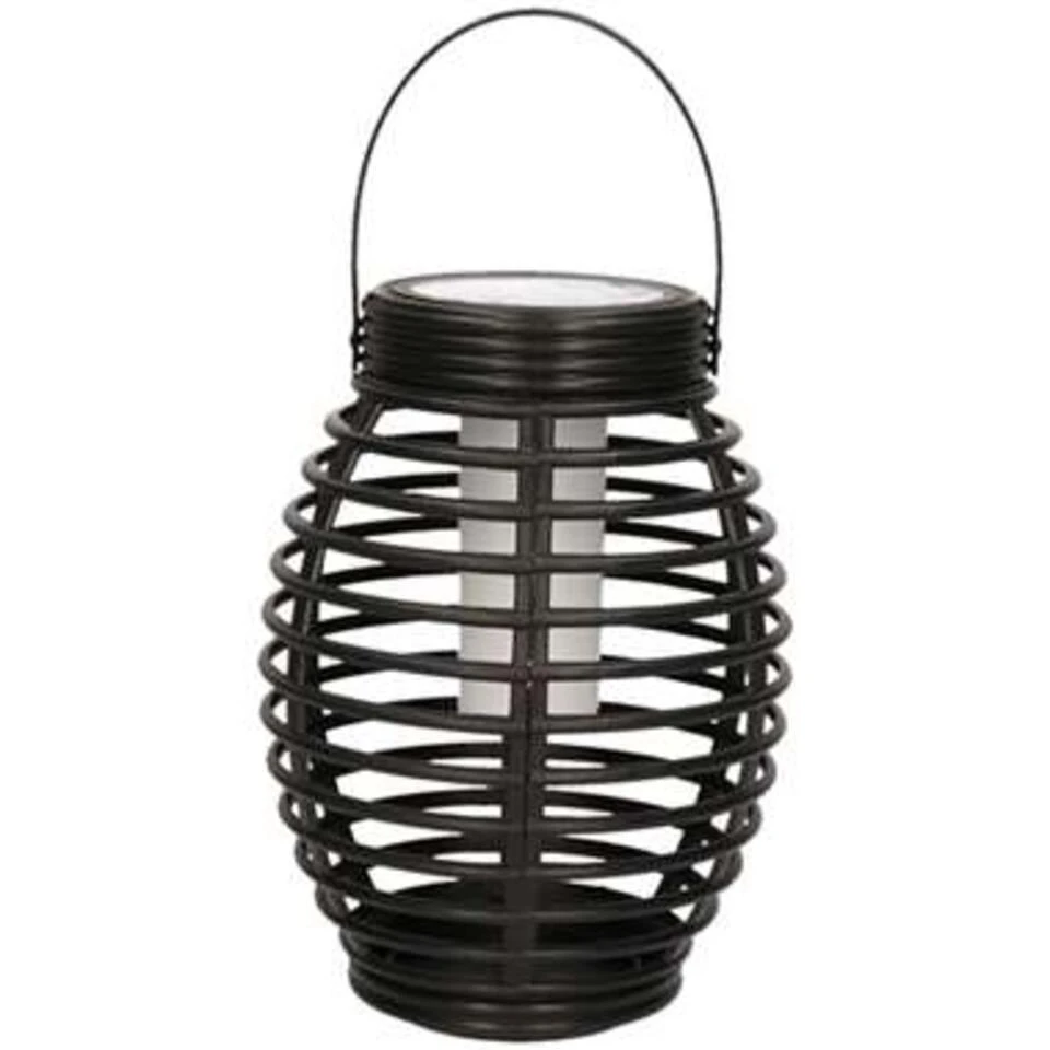 Merkloos Lantaarn - 2 Stuks - Solar - Tuinverlichting - Zwart - 19 Cm 4 Merkloos Lantaarn - 2 Stuks - Solar - Tuinverlichting - Zwart - 19 Cm - Afbeelding 2