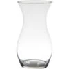 Merkloos Bellatio Design Vaas - Glas - Transparant - 14 X 25 Cm -Merkloos Winkel 1000010817