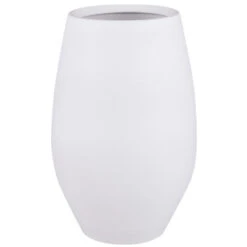 Mica Decorations Vaas Douro - Mat Wit - Keramiek - 26 X 40 Cm