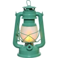 Lumineo Lantaarn - Turquoise - LED - 24 Cm
