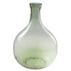 Cosy @ Home Vaas - Flesvormig - Groen - Glas - 27 X 40 Cm -Merkloos Winkel 1000013388