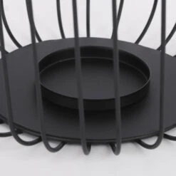 Mica Decorations Saga Lantaarn H35,5 X Ø28 Cm Zwart -Merkloos Winkel 1000013881 0110