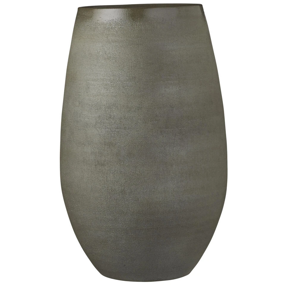 Mica Decorations Vaas - Keramiek - Donkergroen - 26 X 40 Cm 3 Mica Decorations Vaas - Keramiek - Donkergroen - 26 X 40 Cm
