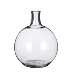 Mica Decorations Lilou Glazen Fles - H45 X Ø32 Cm - Gerecycled Glas