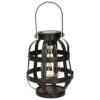 Lumineo Lantaarn - Solar - Metaal - Zwart - Met Hengsel - 18 Cm 1 Lumineo Lantaarn - Solar - Metaal - Zwart - Met Hengsel - 18 Cm -Merkloos Winkel 1000043593