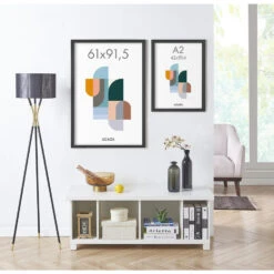 ACAZA Fotolijst Poster Formaat 61x91,5 Cm - MDF Hout - Zwart -Merkloos Winkel 1000048113 0102