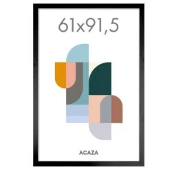 ACAZA Fotolijst Poster Formaat 61x91,5 Cm - MDF Hout - Zwart