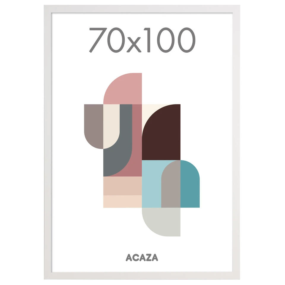 ACAZA Poster Lijst, Foto's Van 70 X 100 Cm, MDF Hout, Witte Rand 3 ACAZA Poster Lijst, Foto's Van 70 X 100 Cm, MDF Hout, Witte Rand