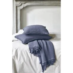 Walra - Plaid Casual Touch - 240x240 Cm - Blauw -Merkloos Winkel 1000054543 0102