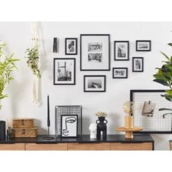 Beliani Fotolijst GARANGO - Zwart Mdf 7 Beliani Fotolijst GARANGO - Zwart Mdf -Merkloos Winkel 1000056811 0101
