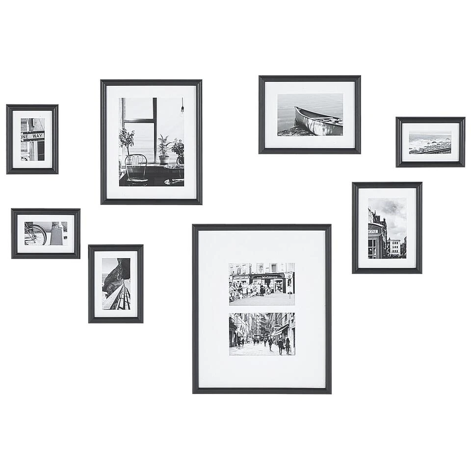 Beliani Fotolijst GARANGO - Zwart Mdf 3 Beliani Fotolijst GARANGO - Zwart Mdf