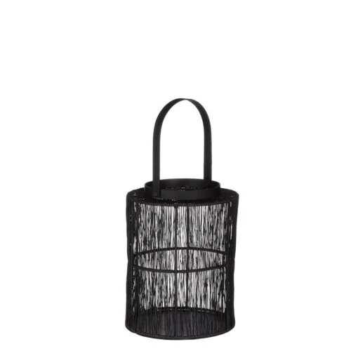 House Of Seasons Yves Lantaarn - H19 X Ø15 Cm - Zwart -Merkloos Winkel 1000057129