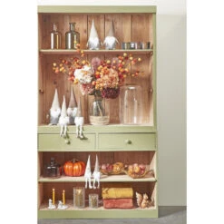 Mica Decorations Regal Glazen Fles - H30 X Ø16 Cm - Bruin -Merkloos Winkel 1000057212 0111