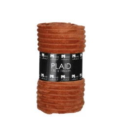 In The Mood Lorens Fleece Plaid - L180 X B130 Cm - Terra