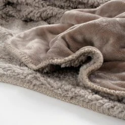 In The Mood Mardy Fleece Plaid - L200 X B150 Cm - Beige -Merkloos Winkel 1000058086 0110