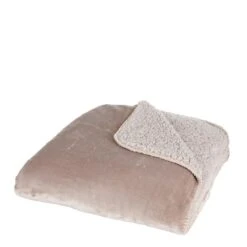 In The Mood Mardy Fleece Plaid - L200 X B150 Cm - Beige -Merkloos Winkel 1000058086 0111