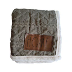 O’DADDY® Plaid – Plaids Super Zacht– Sherpa Deken 135x185cm - Grijs