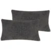 Beliani Sierkussen VELOOR - Grijs Katoen -Merkloos Winkel 1000067729