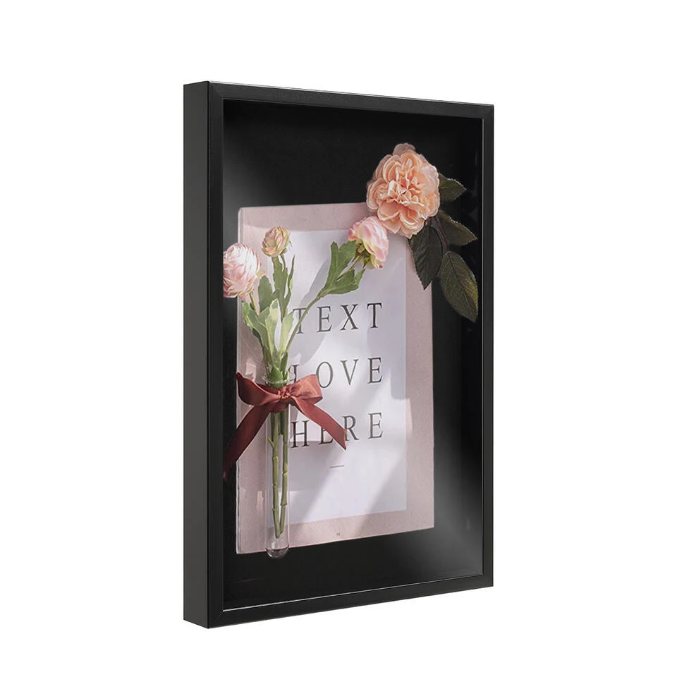 ACAZA Fotolijst In 3D - Box Frame - 3.5 Cm Diep - 40x60cm - Zwart 3 ACAZA Fotolijst In 3D - Box Frame - 3.5 Cm Diep - 40x60cm - Zwart
