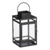 Mica Decorations Storm Lantaarn - L13,5 X B13 X H23 Cm - Zwart -Merkloos Winkel 1000077266