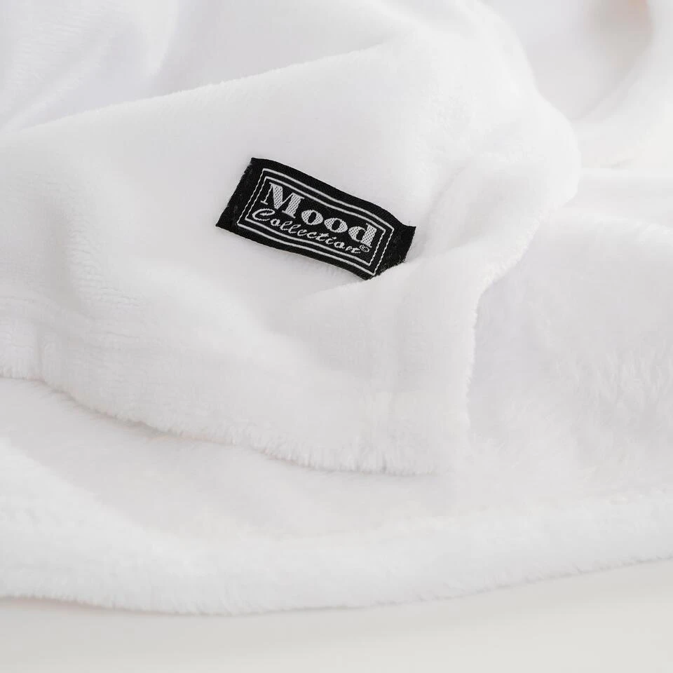 In The Mood Collection Famke Fleece Plaid - 180 X 130 Cm - Off White 6 In The Mood Collection Famke Fleece Plaid - 180 X 130 Cm - Off White - Afbeelding 4