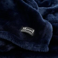 In The Mood Collection Famke Fleece Plaid - 180 X 130 Cm - Donkerblauw -Merkloos Winkel 1000078572 0103