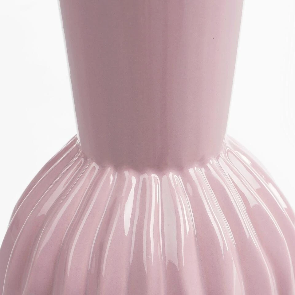 Mica Decorations Noor Vaas - H40,5 X Ø13,5 Cm - Keramiek - Lila 5 Mica Decorations Noor Vaas - H40,5 X Ø13,5 Cm - Keramiek - Lila - Afbeelding 3