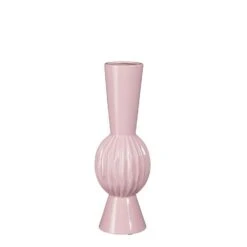 Mica Decorations Noor Vaas - H40,5 X Ø13,5 Cm - Keramiek - Lila