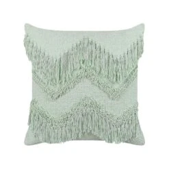 Beliani Sierkussen BACOPA - Groen Katoen