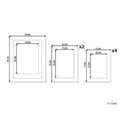 Beliani Fotolijst DENKORO - Zwart Mdf -Merkloos Winkel 1000081368 0102