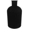 Countryfield Vaas - Mat Zwart - GlasA - Apotheker Fles - D17 X H31 Cm -Merkloos Winkel 1000085540