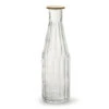 Jodeco Bloemenvaas Marseille - Fles Model - Glas - Goud - H25 X D7 Cm -Merkloos Winkel 1000086249