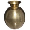 Atmosphera Vaas - Stijlvol Metaal - 40 X 28 Cm - Metallic Brons -Merkloos Winkel 1000088720