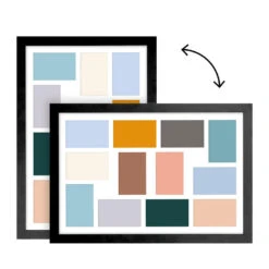 Madison Fotokader Met Passe-partout - 12 Foto's Van 10x15cm - 40x60cm - Zwart -Merkloos Winkel 1000088755 0104