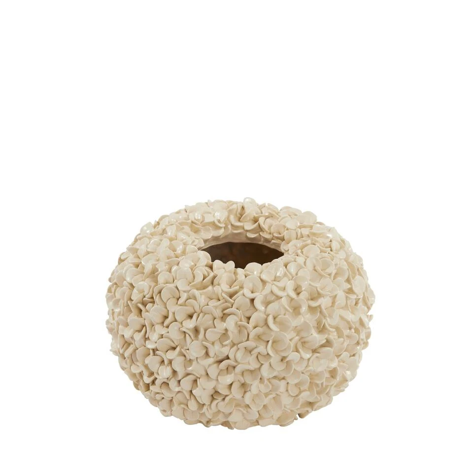 Vaas Phylia - Crème - Ø38cm 6 Vaas Phylia - Crème - Ø38cm - Afbeelding 4