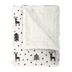 Mistral Home - PLAID - Coral Sherpa - 130 X 170 Cm - Wit