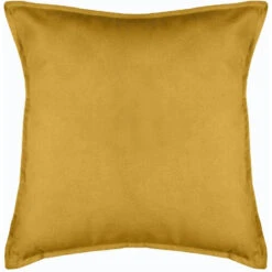 Atmosphera Bank/sierkussens Sophia - 55 X 55 Cm - Okergeel