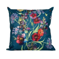 Anna's Collection Bank-sier Kussens - Bloemen Print - 45 X 45 Cm