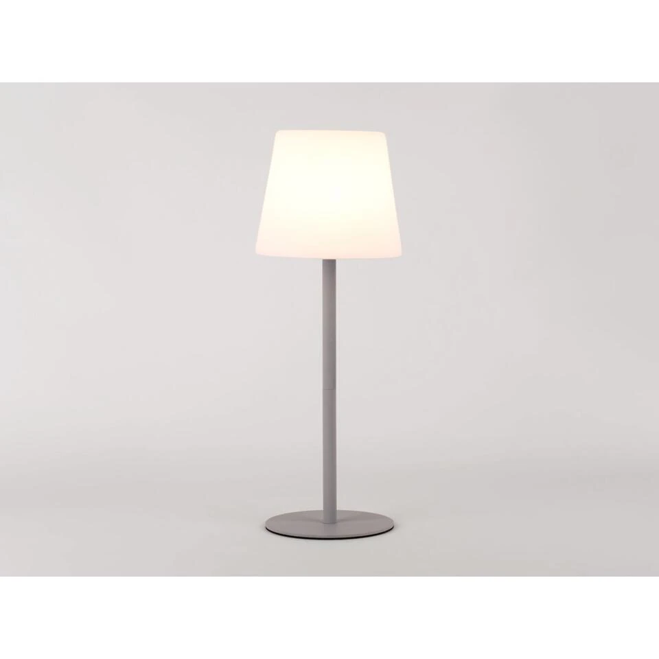 Leitmotiv Tafellamp Outdoors - Grijs - 15x15x40cm 5 Leitmotiv Tafellamp Outdoors - Grijs - 15x15x40cm - Afbeelding 3