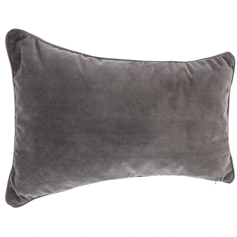 Atmosphera Bank/sierkussens Sophia - 30 X 50 Cm - Donkergrijs 3 Atmosphera Bank/sierkussens Sophia - 30 X 50 Cm - Donkergrijs