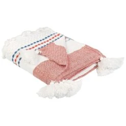 Beliani Plaid CUBUK - Multicolor Polyester