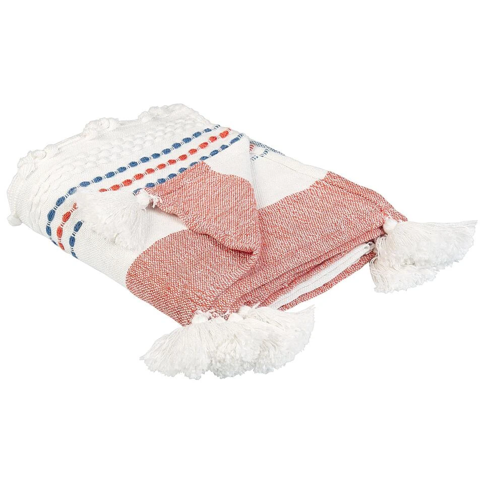 Beliani Plaid CUBUK - Multicolor Polyester 3 Beliani Plaid CUBUK - Multicolor Polyester