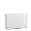 Mica Decorations Vaas - Accubak - Transparant - Glas - 30 X 10 X 20 Cm -Merkloos Winkel 1214863878