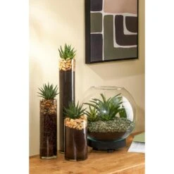 Mica Decorations Vaas - Bolvormig - Transparant - 28 X 34 Cm 9 Mica Decorations Vaas - Bolvormig - Transparant - 28 X 34 Cm -Merkloos Winkel 1242826705 0103