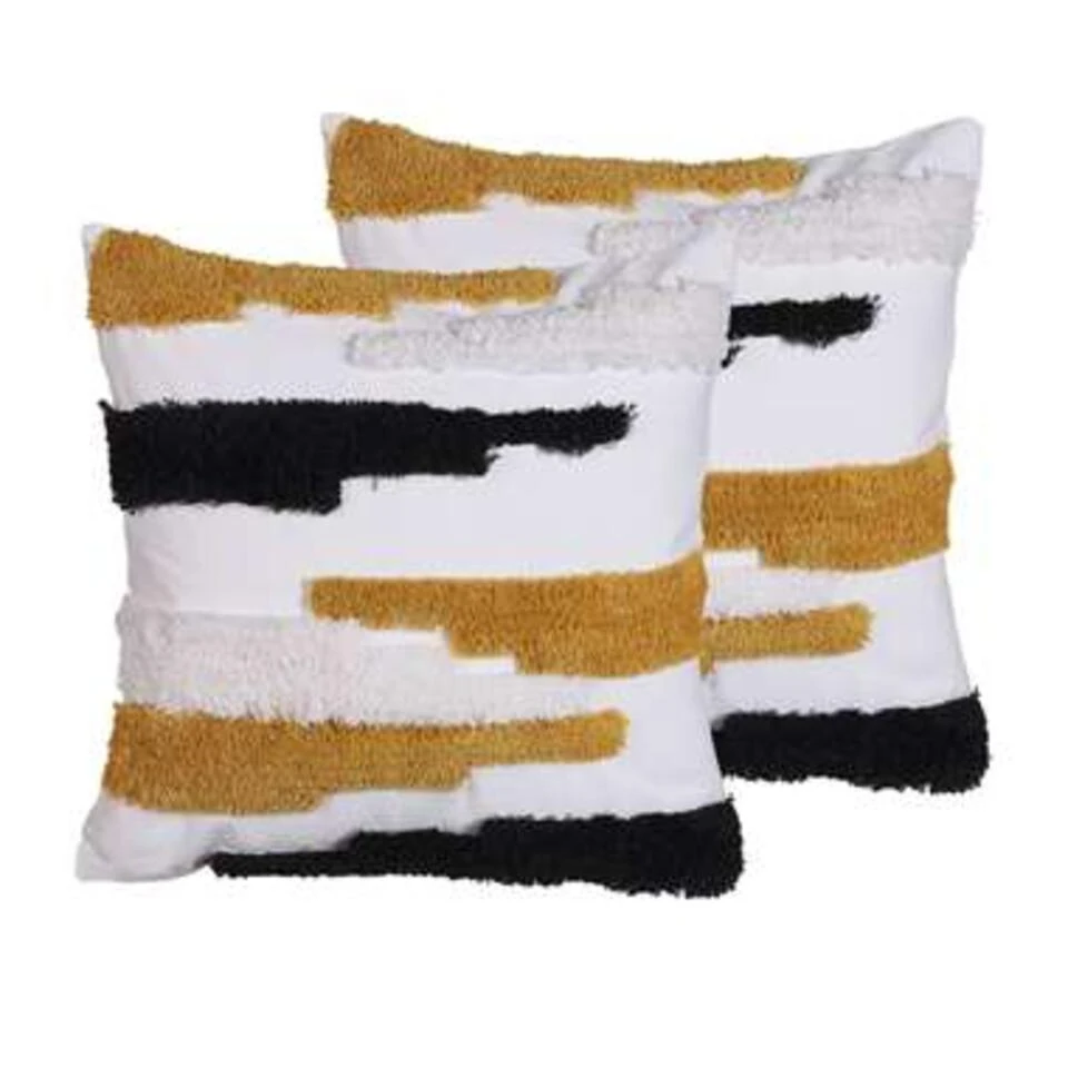 Beliani Sierkussen MONARDA - Multicolor Polyester 3 Beliani Sierkussen MONARDA - Multicolor Polyester