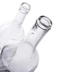 Bellatio Design Vaas - Flesvormig - Transparant - Glas - 14 X 53 Cm -Merkloos Winkel 1367906961 0102