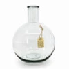 Bellatio Design Vaas Eco - Rond - Smalle Hals - Glas - 22 X 31 Cm -Merkloos Winkel 1379380483