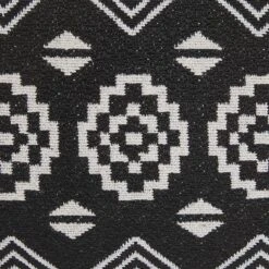 Beliani Sierkussen CARDAK - Zwart/Wit Katoen -Merkloos Winkel 1485389620 0102